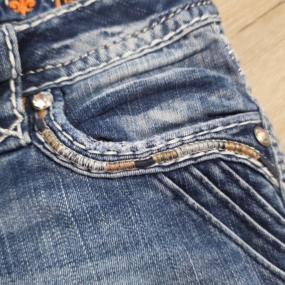 Rock Revival Yadra Ankle Skinny Jeans – Size 26 | Medium Wash | 27.5" Inseam - Picture 8 of 10